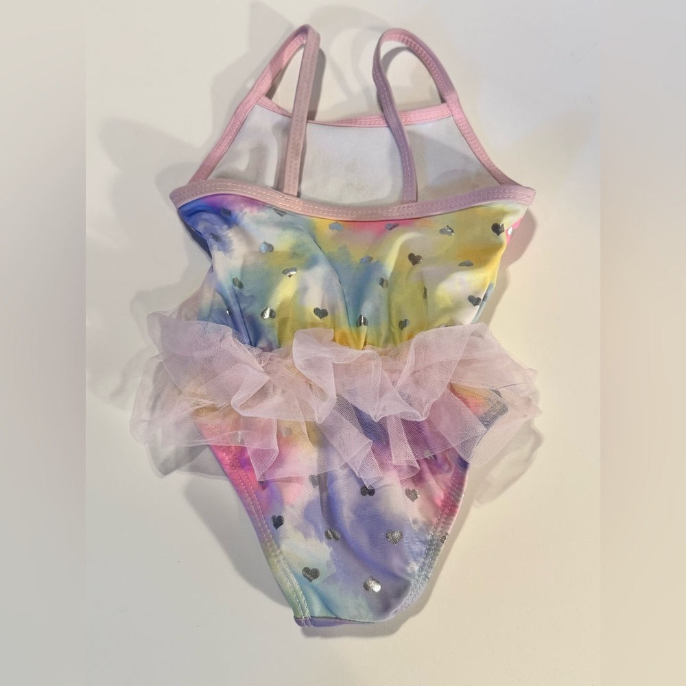 Wonder Nation Baby Swimsuit with Pastel Accents